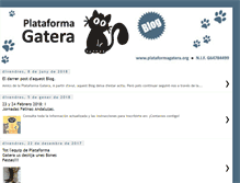 Tablet Screenshot of blogplataformagateraja.blogspot.com