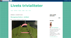 Desktop Screenshot of livetstrivialiteter.blogspot.com