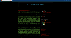 Desktop Screenshot of exageracionismo.blogspot.com