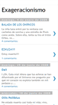 Mobile Screenshot of exageracionismo.blogspot.com