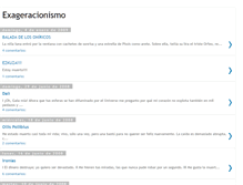 Tablet Screenshot of exageracionismo.blogspot.com