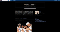 Desktop Screenshot of coreys-music.blogspot.com