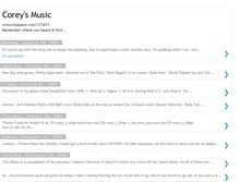 Tablet Screenshot of coreys-music.blogspot.com