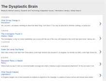 Tablet Screenshot of dysplastic-brain.blogspot.com