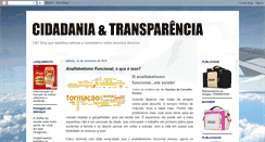Desktop Screenshot of cidadaniatransparencia.blogspot.com