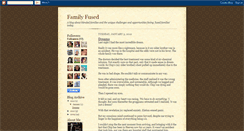 Desktop Screenshot of familyfused.blogspot.com