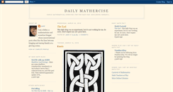 Desktop Screenshot of dailymathercise.blogspot.com