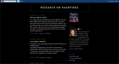 Desktop Screenshot of hauntingsandghosts.blogspot.com