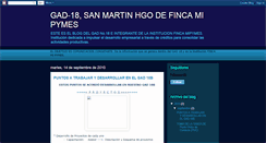 Desktop Screenshot of gad18sanmartin.blogspot.com