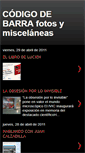 Mobile Screenshot of codigodebarra-fotosymiscelaneas.blogspot.com