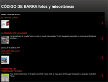 Tablet Screenshot of codigodebarra-fotosymiscelaneas.blogspot.com