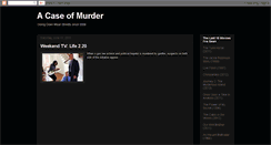 Desktop Screenshot of caseofmurder.blogspot.com