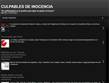 Tablet Screenshot of culpablesdeinocencia.blogspot.com