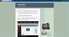 Desktop Screenshot of fajarbaskoro.blogspot.com