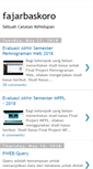 Mobile Screenshot of fajarbaskoro.blogspot.com