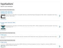 Tablet Screenshot of fajarbaskoro.blogspot.com