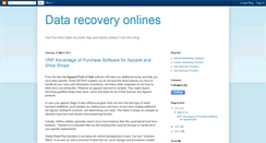 Desktop Screenshot of datarecoveryonlines.blogspot.com