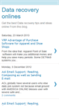 Mobile Screenshot of datarecoveryonlines.blogspot.com