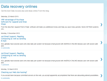 Tablet Screenshot of datarecoveryonlines.blogspot.com