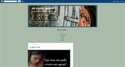 Desktop Screenshot of crisguedes-empoucaspalavras.blogspot.com