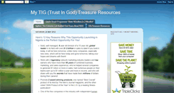 Desktop Screenshot of mytigtreasureresources.blogspot.com