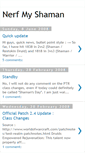 Mobile Screenshot of nerfmyshaman.blogspot.com