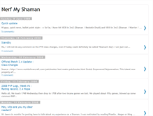 Tablet Screenshot of nerfmyshaman.blogspot.com