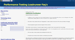 Desktop Screenshot of loadrunnerperformancetesting.blogspot.com