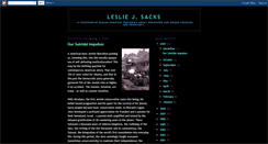 Desktop Screenshot of lesliesacks.blogspot.com