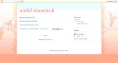 Desktop Screenshot of mobilmobilmewah.blogspot.com