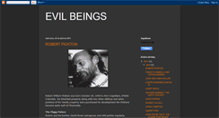 Desktop Screenshot of evilbeings.blogspot.com