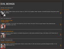 Tablet Screenshot of evilbeings.blogspot.com