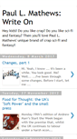Mobile Screenshot of paullmathews.blogspot.com