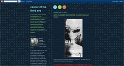 Desktop Screenshot of cancerofthethirdeye.blogspot.com