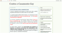 Desktop Screenshot of contraocasamentogay.blogspot.com