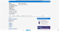 Desktop Screenshot of freetelevision-channel.blogspot.com