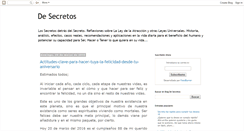 Desktop Screenshot of desecretos.blogspot.com