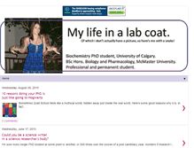 Tablet Screenshot of mylifeinalabcoat.blogspot.com