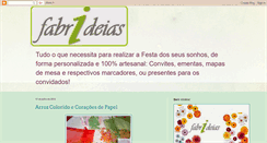 Desktop Screenshot of fabrideias.blogspot.com