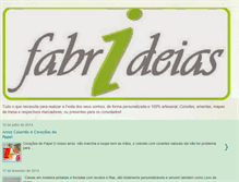 Tablet Screenshot of fabrideias.blogspot.com