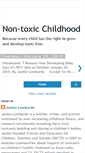 Mobile Screenshot of nontoxicchildhood.blogspot.com