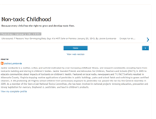 Tablet Screenshot of nontoxicchildhood.blogspot.com