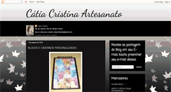 Desktop Screenshot of catiacristinaartesanato.blogspot.com