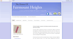 Desktop Screenshot of homesoffairmountheights.blogspot.com