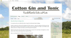 Desktop Screenshot of cottonginandtonic.blogspot.com