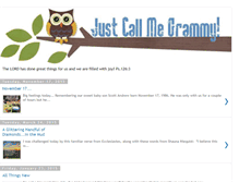 Tablet Screenshot of justcallmegrammy.blogspot.com