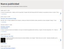 Tablet Screenshot of nuevapublicidad.blogspot.com