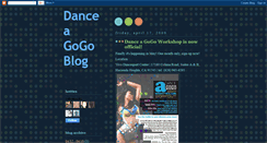 Desktop Screenshot of danceagogoblog.blogspot.com