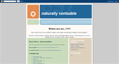 Desktop Screenshot of naturallycentsable.blogspot.com