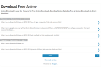 Tablet Screenshot of anime4download.blogspot.com